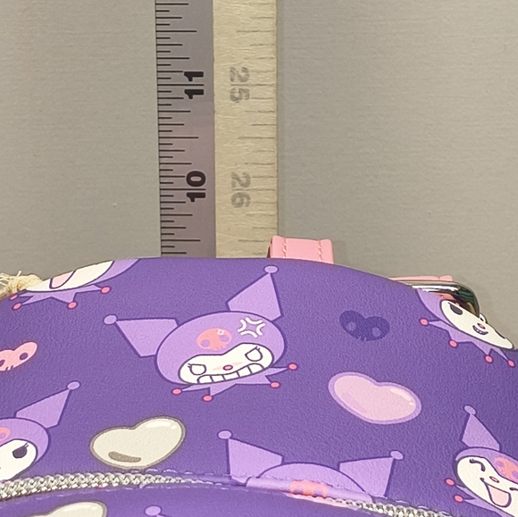 Loungefly Kuromi Plush Backpack - Picture 9 of 10